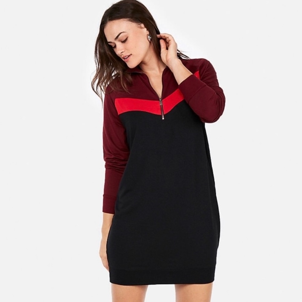 Express Colorblock Dress